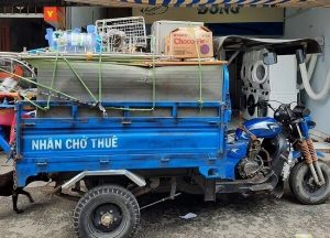 Dịch vụ xe ba gác chở đồ thuê quận 5