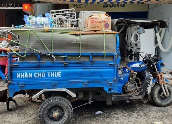 Dịch vụ xe ba gác chở đồ thuê quận 6