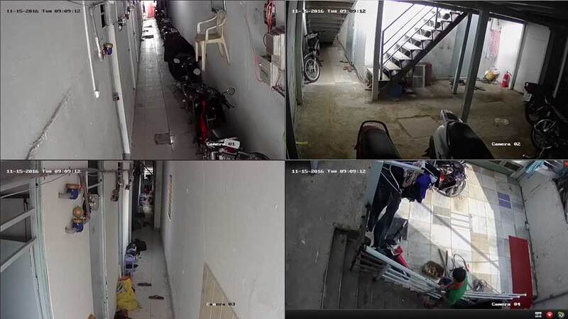 Sử dụng camera mini hoặc thiết bị báo động